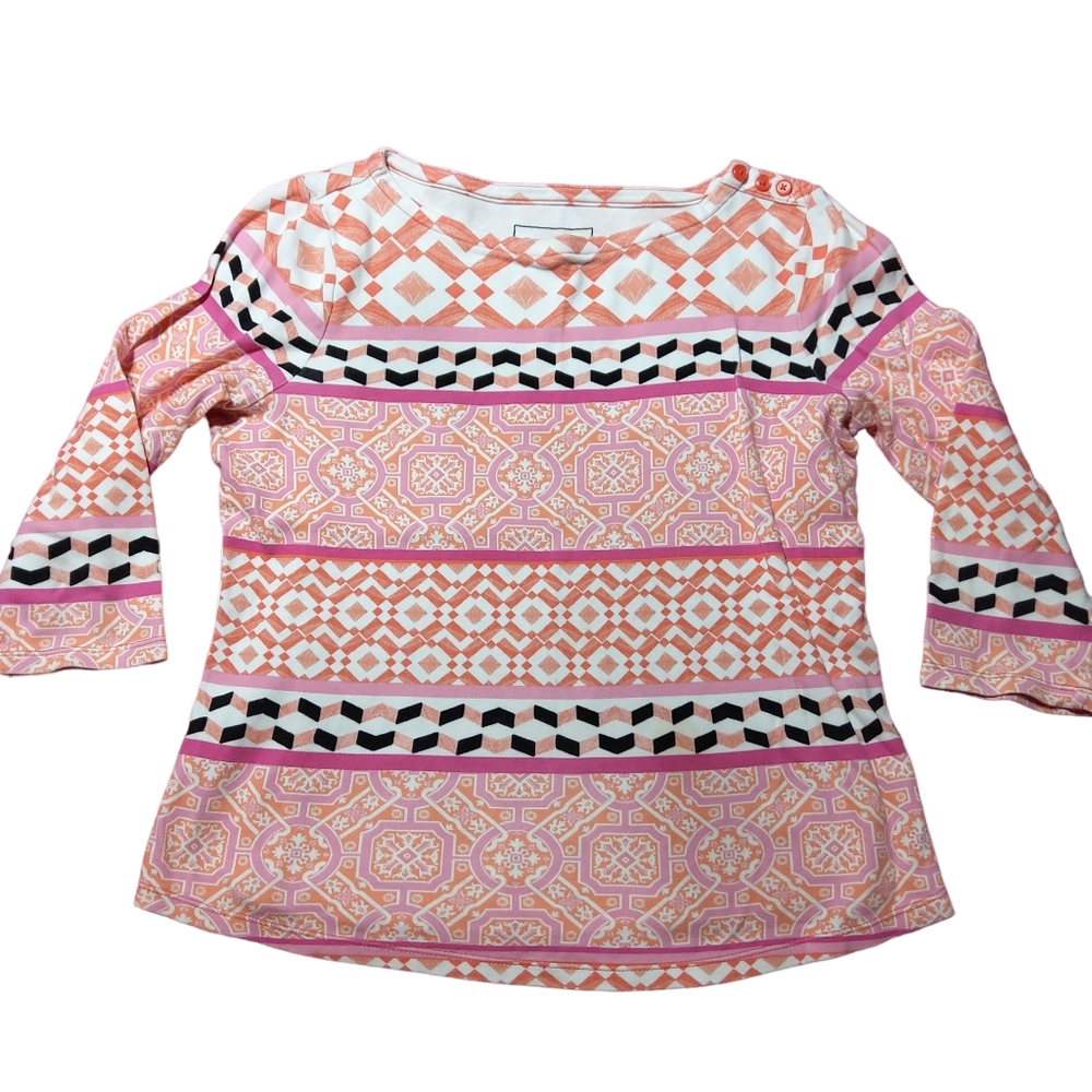COPY - Charter Club Mixed Print Top